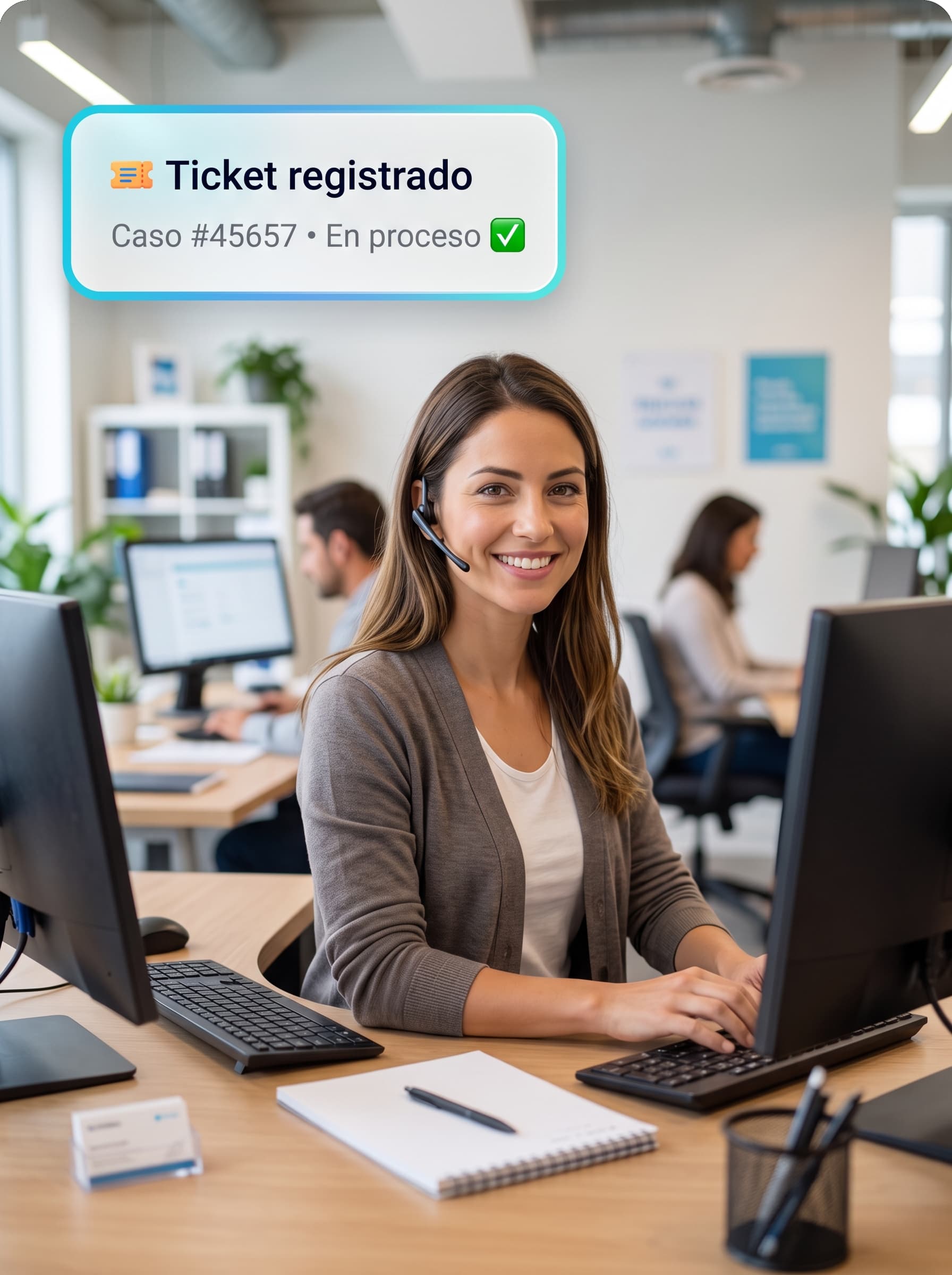 Tickets, trámites y reportes